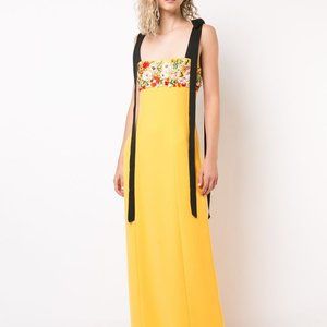 Carolina Herrera Resort 2019 Yellow Column Dress